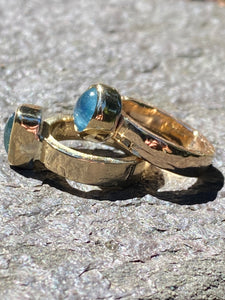 Golden Aquamarine Ring #2