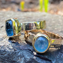 Load image into Gallery viewer, Golden Aquamarine Ring #1
