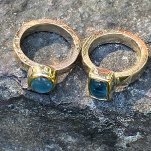 Golden Aquamarine Ring #2