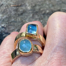 Load image into Gallery viewer, Golden Aquamarine Ring #1
