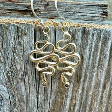 Load image into Gallery viewer, Gold Snake Earrings #1
