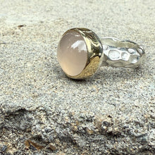 Load image into Gallery viewer, Pink Agate Limb Cast Ring #1
