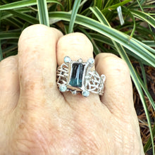 Load image into Gallery viewer, Blue Skies Ring #1
