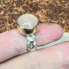 Load and play video in Gallery viewer, Pink Agate Limb Cast Ring #1

