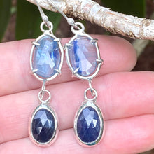 Load image into Gallery viewer, Blue Dangle Earrings
